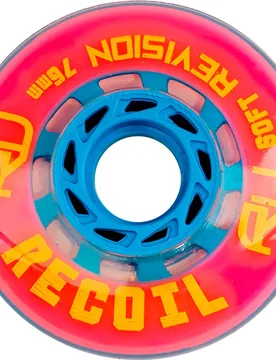 Roues De Patins Recoil Soft 4 Unités Clear 80 mm/76A unisex - Revision - FashionsVida