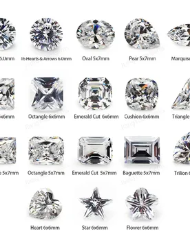Different Shape 5A CZ White Loose Cubic Zircoia Stones Set - Aliexpress - FashionsVida