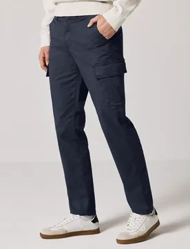 Street One Cargohose im Relaxed Fit male Blau - Street One MEN - FashionsVida