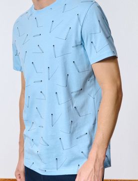Sinsay - T-shirt - blu