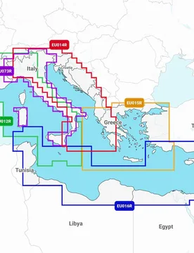 Npeu012r Mediterranean Sea Central&west Navionics Platinum+™ Microsd™/sd™ Card Marine Charts One Size unisex - Garmin - FashionsVida