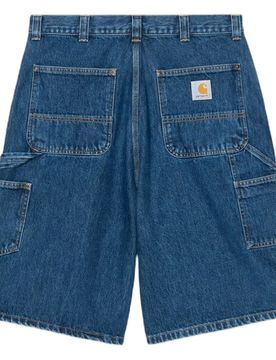 Bermuda og double knee short - blue stone washed
