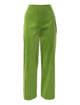 Pantaloni in velluto elasticizzato