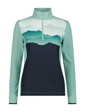 Sweat à Demi-zip 35l0556 Jade L - CMP - FashionsVida