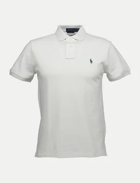 Polo Poloshirt in Piqué Qualität Weiß S - Ralph Lauren - FashionsVida