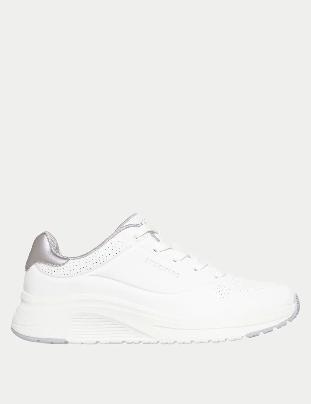 Uno Lite 2 Lace Up Trainers White female - Skechers - FashionsVida