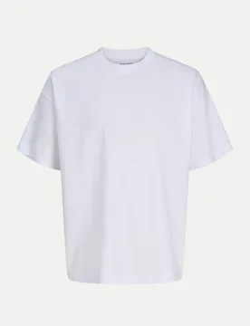 T-Shirt JJEBARRON Weiß M - Jack & jones - FashionsVida