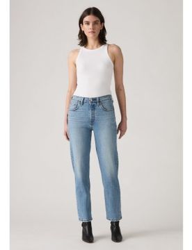 Para mujer. 36200-0391 Jeans 501 Crop (25/26), Casual, Algodón, Denim