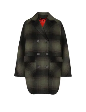 Wollmantel MCOGIURIA verde scuro L - Max & Co - FashionsVida