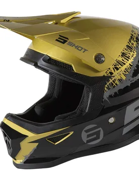 Casco Moto Cross Enduro Bambino Furios Storm Oro taglia M - Shot - FashionsVida