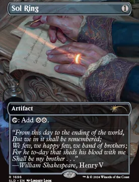 Sol Ring (Foil) (Secret Lair - Sheldon's Spellbook) Secret Lair Drops - Magic: The Gathering - FashionsVida