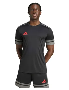 T-shirt à Manches Courtes Squadra 25 Black / Team Grey Four / Pure Ruby M - Adidas - FashionsVida