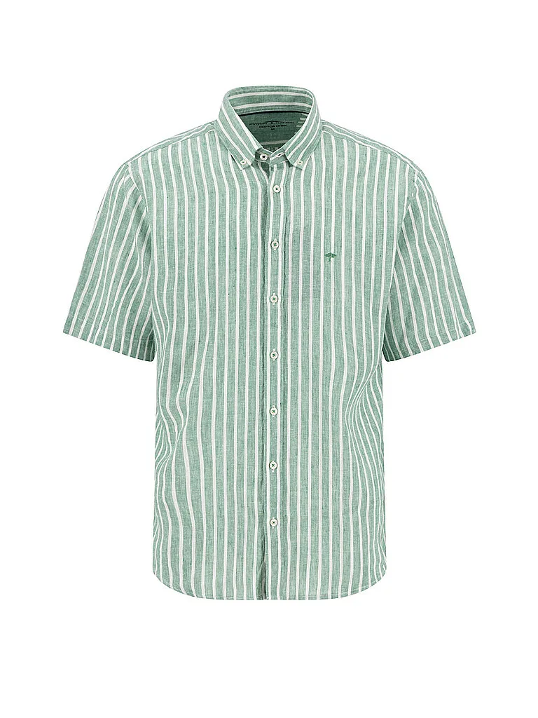 Camisa Regular Fit verde XL - Fynch-Hatton - FashionsVida
