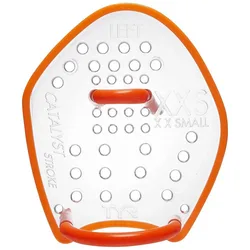 Catalyst Stroke Swimming Paddles Clear / Orange 2XS unisex