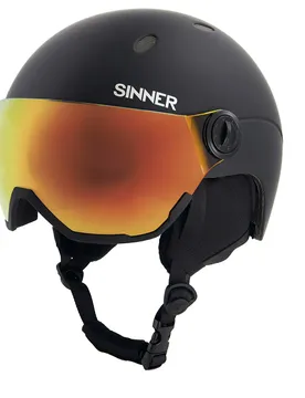Casque Titan Visor Black / Red S unisex