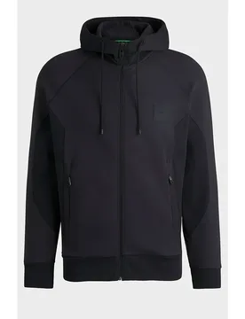 Sweat-shirt à Zip Saggy 10269980 Dark Blue M Homme - BOSS - FashionsVida