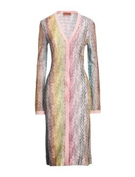 Vestido midi Mujer Rosa claro 38 Mujer