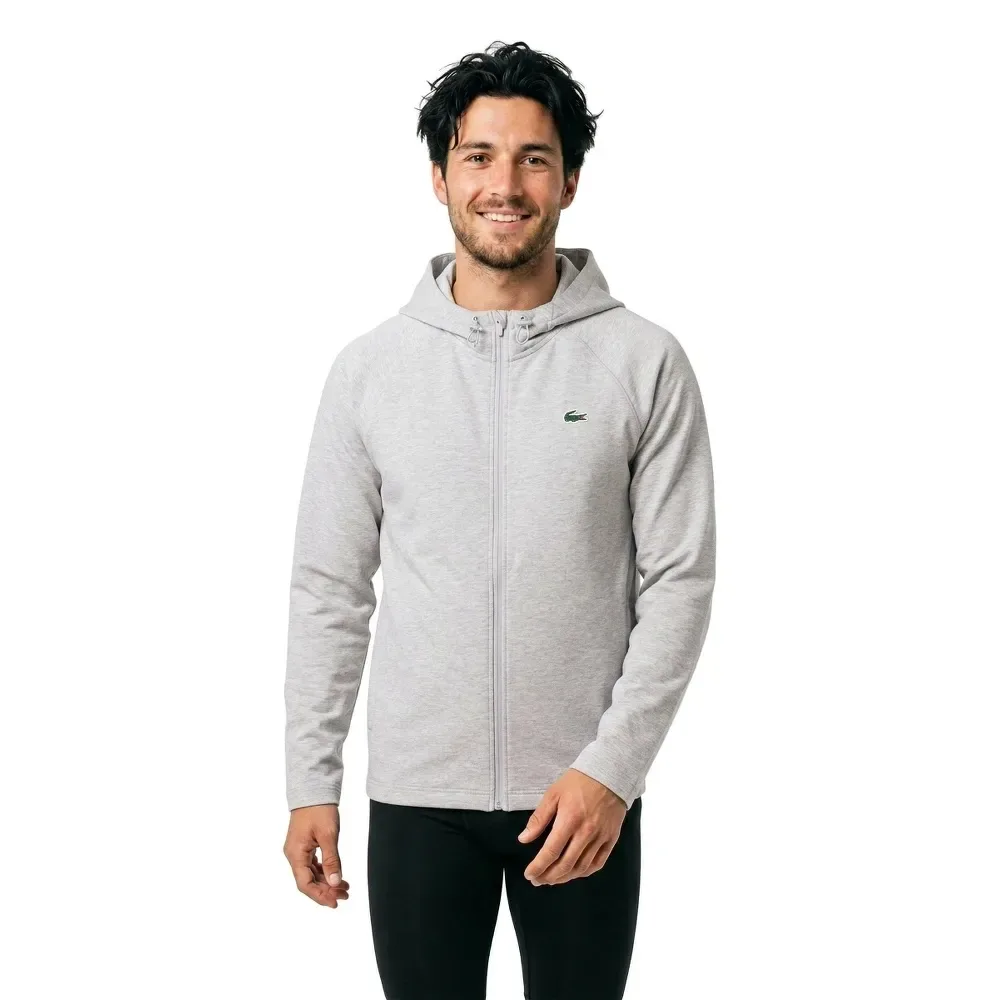 Core Performance Jacket Chiné Grey L - Lacoste - FashionsVida