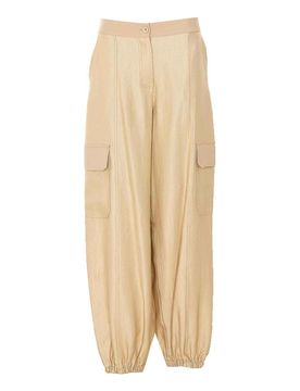 Twinset Pantaloni beige anticato