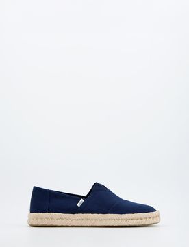 Alpargatas Toms De Lona Azul, 40