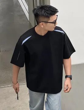 Summer New Style Men's Mamba Cotton Striped Structured Patchwork Design Stylish T-Shirt Short Sleeve - Aliexpress - FashionsVida