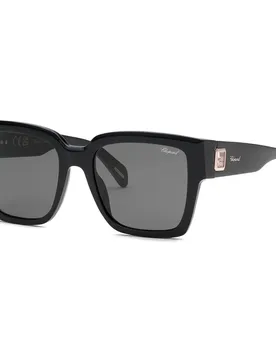 Occhiali Da Sole Da Donna Sch06 Shiny Black Smoke/CAT3