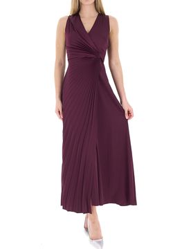 Abito plisettato BORDEAUX M