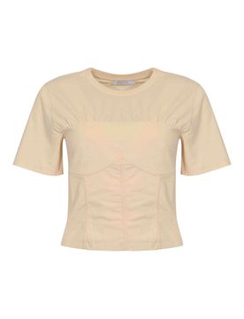 T-Shirt A Bustier In Cotone