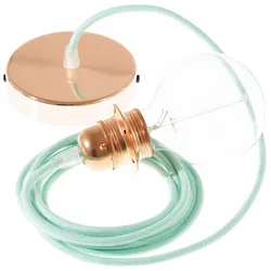 Cables Lampe Suspendue Pendel Pour Abat-jour Rc34 Diy 2 M Milk / Mint / Copper One Size