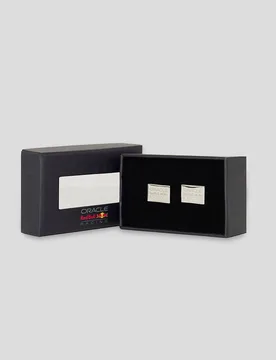 Oracle Red Bull Racing Unisex Cufflinks - Silver Red O/S unisex - Castore - FashionsVida