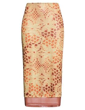 Maxi-Rock Damen Rostrot XL Damen