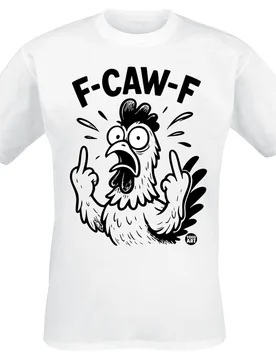 T-Shirt - F-CAW-F Chicken - M bis 3XL - für Männer - Größe 3XL - weiß - Männer - male - Todd Goldman - FashionsVida