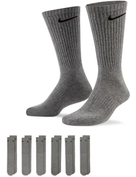 Everyday Cushioned Training Crew (6 -Paar) Herren Socken, grau US: M - Nike - FashionsVida