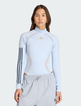 BODY TEAMGEIST MANICA LUNGA L Crystal Sky