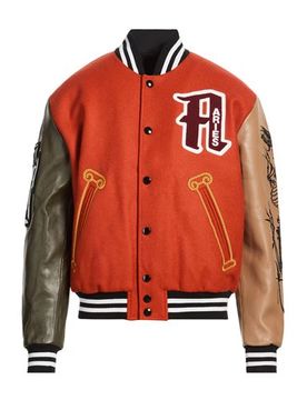 Jacke & Anorak Herren Orange L Herren