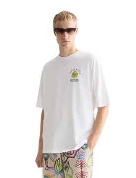 T-shirt à Manches Courtes 183157 Bright White XL