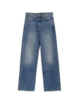 Classic Jeans with Belt Loops and Five Pockets - Size 26