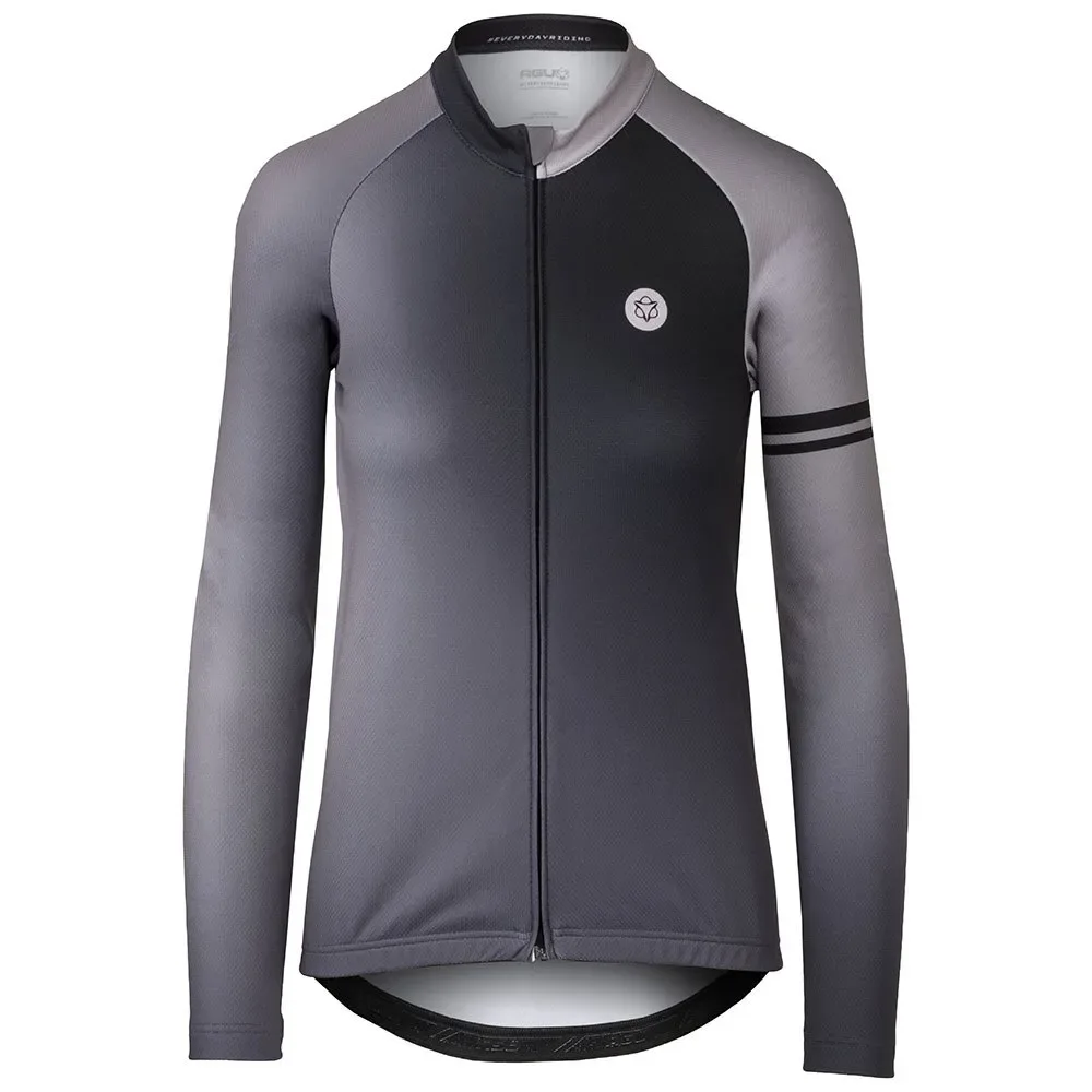 Maglia A Maniche Lunghe Gradient Essential Black - AGU - FashionsVida