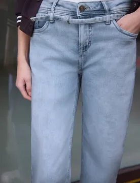 Street One Wide Leg Jeans female Blau - Street One Studio - FashionsVida