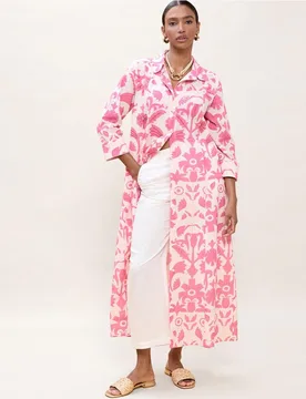 Vestido camisero con estampado floral - Lola Casademunt - FashionsVida