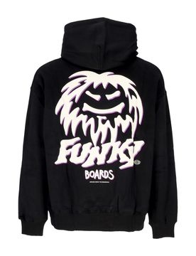 Felpa Cappuccio Uomo Oldschool Hoodie Black