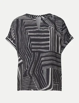Shirt im Tunika-Look Schwarz 36 - Street One - FashionsVida