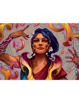 MTG The Lost Caverns of Ixalan Playmat featuring Saheeli, the SunÕs Brilliance - Ultra PRO - FashionsVida
