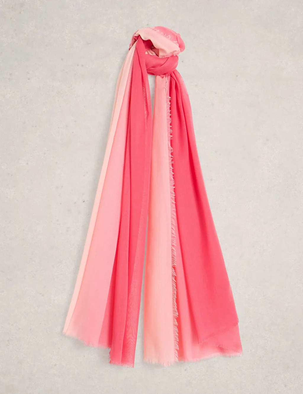 Oversized Tassel Scarf Red female - White stuff - FashionsVida