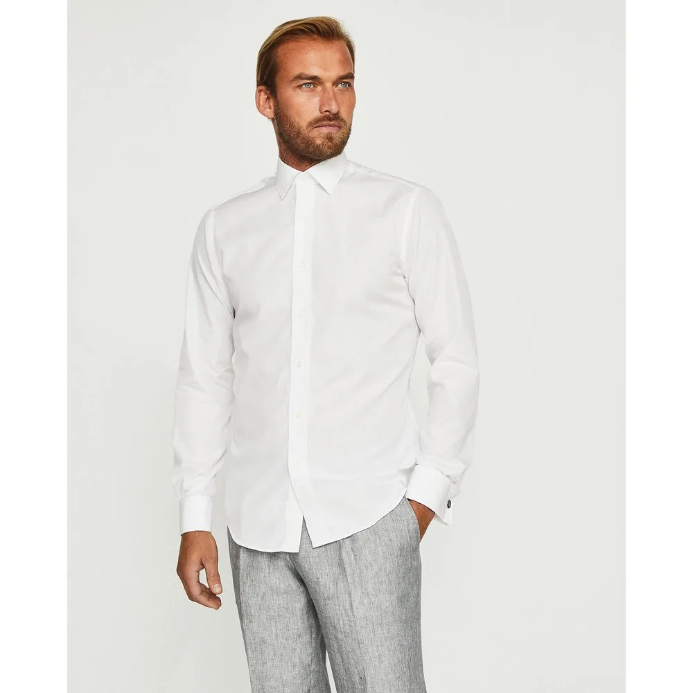 Camisa rayas semi-entallada travelshirt - Mirto - FashionsVida