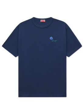 Round Neck Graphic Tee in Medium