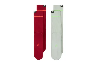 SNKR Crew Socks (2 Paar) - Socken - rot / grün - Unisex - Size: M