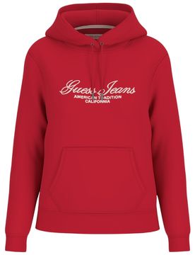 Guess felpa rossa con cappuccio GJ W5YQ13 K68I4 G585