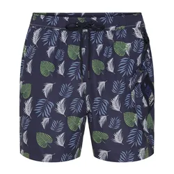 Short De Bain Palm Printed Sr Navy M