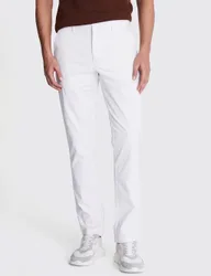 Tailored Fit Stretch Chinos Light Cream male